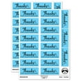 thumbnail image 1 of Thanks for Your Purchase Order Perched Bird Sticker Set - Light Blue - Gloss Finish - 2.00" Large, 1 of 7