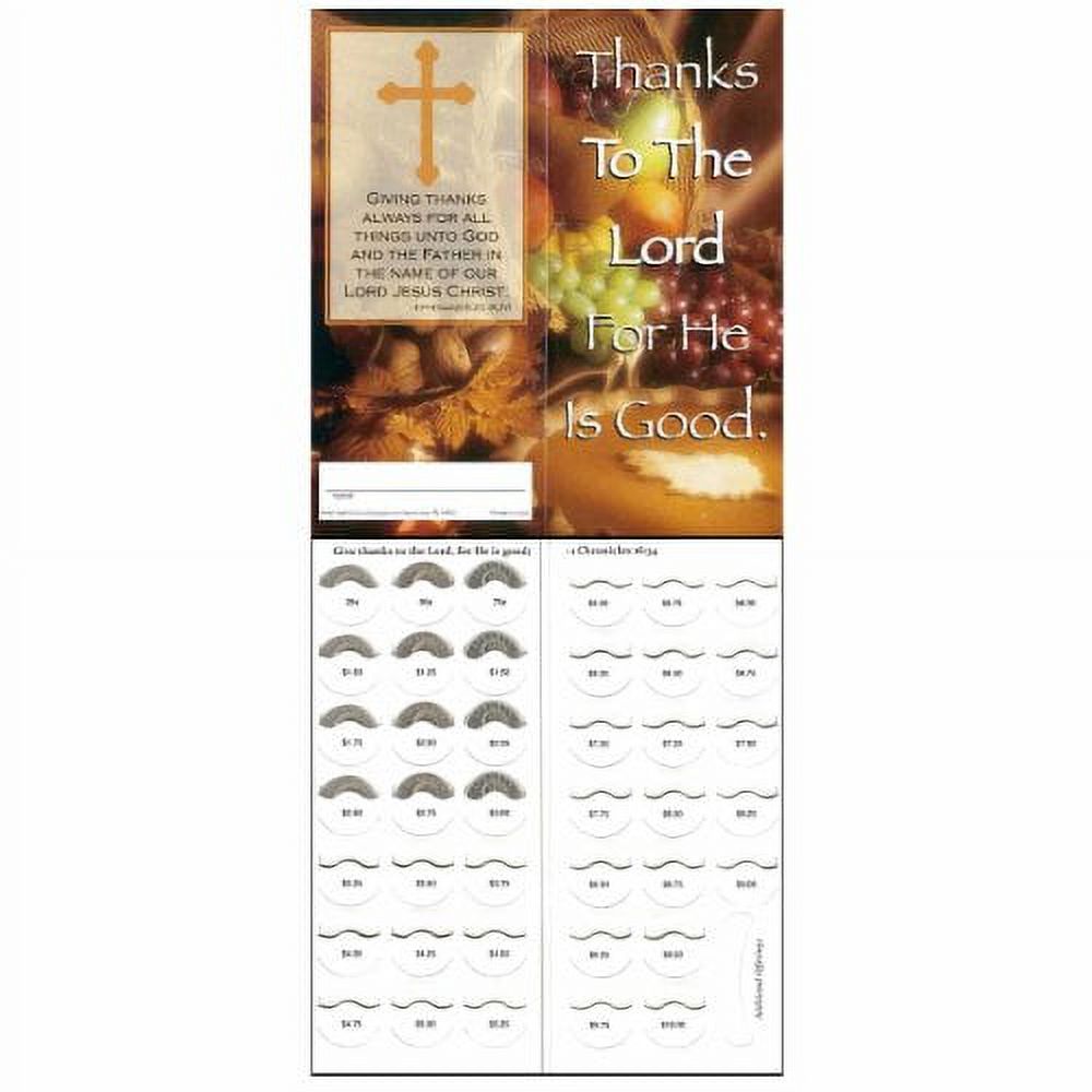 Thanks to The Lord 10.00 Quarter Coin Folders Pack of 50 Church