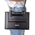 thumbnail image 1 of Thankscase Genuine Leather Case for Microsoft Surface Go 2, Handmade Case with Retractable Pocket for Accessories, Shoulder Strap for Surface Go 2 2020 / Surface Go 10 Inch 2018 (Black), 1 of 8