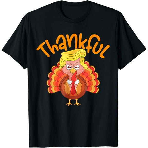 Thanksful USA Get Over It 2025 Happy Turkey Thanksgiving T-Shirt