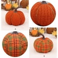 thumbnail image 1 of PRETXORVE Thanksgiving Decorations, Thanksgiving Day Decorative Supplies Cotton Filled Knitted Fabric Pumpkin Tabletop Decoration Props, 1 of 1