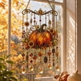 thumbnail image 1 of Thanksgiving Acrylic Wind Chime Suncatcher, Fall Window Garden Hanging Decoration for Outdoor Patio Halloween Autumn Home Decor and Seasonal Gifts, 1 of 6