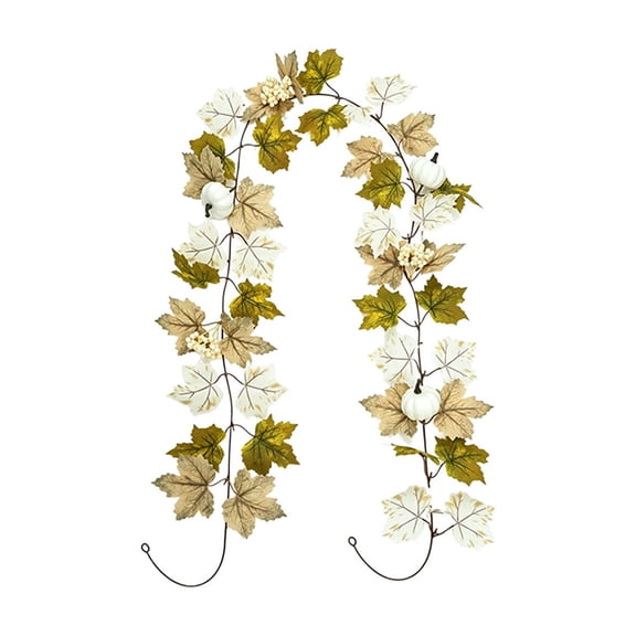 Thanksgiving Artificial Maple Leaf Vines Field Decoration Simulated Maple Leaves for 2026 Farmhouse Autumn Harvest Season Home Decoration