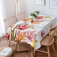 thumbnail image 1 of Thanksgiving Autumn Leaves Maple Leaves Table Cloth Waterproof Dining Tablecloth Kitchen Decorative, 1 of 5