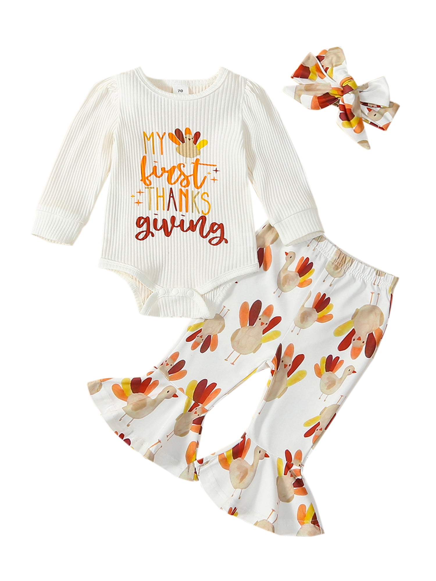 Baby thanksgiving top outfit walmart