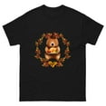 thumbnail image 1 of Thanksgiving Bear With Turkey Dinner Cute Fall Holiday Unisex T-Shirt, 1 of 2