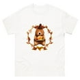 thumbnail image 1 of Thanksgiving Bear With Turkey Dinner Cute Fall Holiday Unisex T-Shirt, 1 of 2