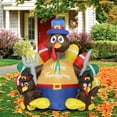 Thanksgiving Blow up Turkey Inflatable Outdoor Yard Decorations 6ft