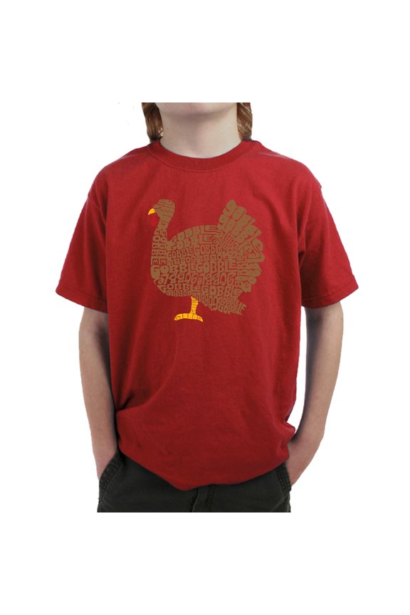 Thanksgiving - Boy's Word Art T-Shirt