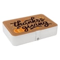 thumbnail image 1 of Thanksgiving Bracelet Holder Jewelry Box Organizer PU Leather with Removable Compartment Portable, 1 of 6