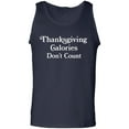 thumbnail image 1 of Thanksgiving Calories Don't Count Adult Tank Top, 1 of 3