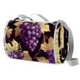 thumbnail image 1 of Thanksgiving Canvas Beach Blanket Picnic Mat, Large Size Foldable Beach Mat with Carry Bag, Stylish Design for Beach Trip Essentials, Soft and Durable Fabric Blanket, 1 of 6