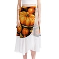 thumbnail image 1 of Thanksgiving Chic Chiffon Beach Dress with Polyester Straps - for Beach Skirts, 1 of 6