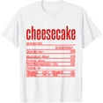 thumbnail image 1 of Thanksgiving Christmas Cheesecake Nutritional Facts Mens T-Shirt, 1 of 8