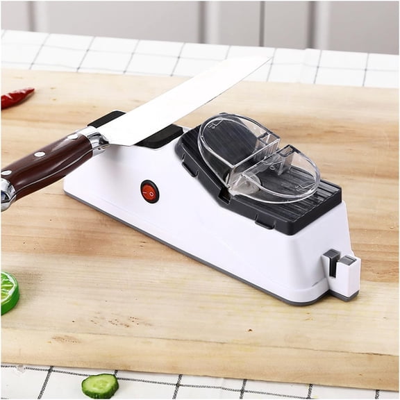 Thanksgiving Clearance Electric Knif E Sharpener Profession Al Knif E Sharpener For Home Knif E Sharpener 5 Seconds For Quick Sharpening & Polishing With Protective Cover (USB Interface )