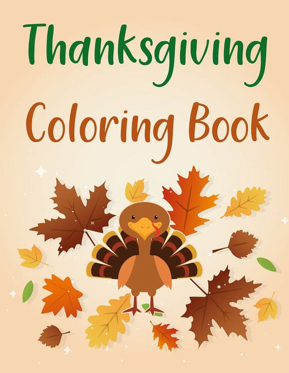 Thanksgiving Coloring Book: Thanksgiving Coloring Book For Toddlers (Paperback)