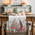 thumbnail image 1 of Thanksgiving Cotton Linen Table Runner, Washable Table Runners for Kitchen, Dining Room, Holiday, Home Party Table Decor, 13x72 Inches, 1 of 9