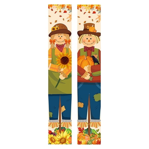 Thanksgiving Couplets Outdoor Signs Fall Decorations Wreath Signs Welcome Sign Welcome Sign for Front Door Thanksgiving Porch Banners Home Porch Couplet Fall Porch Signs