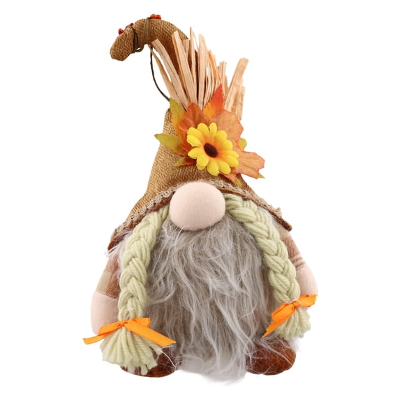Thanksgiving Day Gnome Decorations For Mr. And Mrs. Handmade Plush Doll Ornament