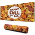 thumbnail image 1 of Thanksgiving Day Large Gaming Mouse Pad Extended Fall Pumpkin Sunflower Mouse Pads with Stitched Edges, Washable, Waterproof Water Resist Keyboard Pad for Gamer, Office & Home, 31.5 X 11.8 in, 1 of 7