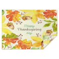 thumbnail image 1 of Thanksgiving Day Table Cloth Waterproof Spillproof Tablecolths Table Covers Autumn Maple Leaf Tablecloth for Dining Kitchen Restaurant Birthday Rectangle,60x84inch, 1 of 5