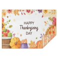 thumbnail image 1 of Thanksgiving Day Table Cloth Waterproof Spillproof Tablecolths Table Covers Autumn Thanksgiving Farmhouse Harvest Table Cloths for Halloween Party Decoration Rectangle,60x84inch, 1 of 5