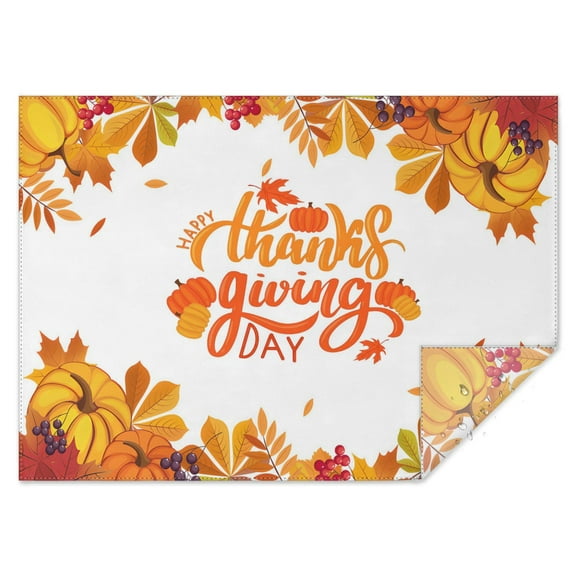Thanksgiving Day Table Cloth Wrinkle Resistant Tablecolths Table Covers Thanksgiving Fall Maple Leaves Pumpkin Tablecloth for Thanksgiving Party Favors Rectangle,60x84inch