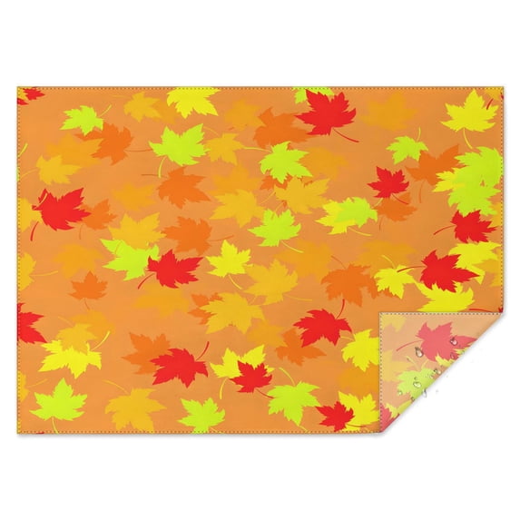 Thanksgiving Day Tablecloth Waterproof Spillproof Tablecolths Table Covers Autumn Maple Leaf Table Cloths for Dining Kitchen Restaurant Birthday Rectangle,60x84inch