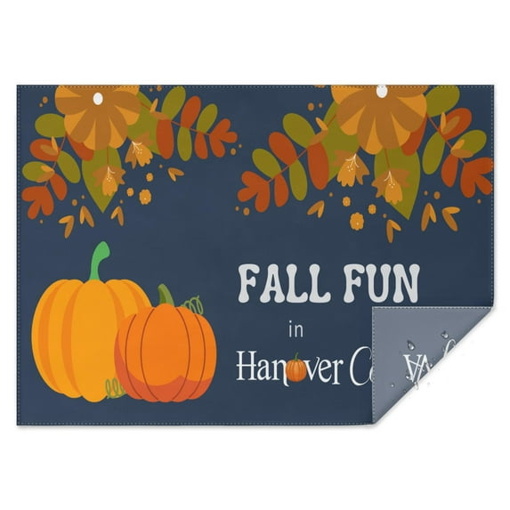 Thanksgiving Day Tablecloth Waterproof Spillproof Tablecolths Table Covers Thanksgiving Fall Maple Leaves Pumpkin Tablecloth for Fall Birthday Wedding Graduation Rectangle,60x84inch