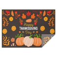 thumbnail image 1 of Thanksgiving Day Tablecloth Wrinkle Resistant Washable Tablecolths Table Covers Thanksgiving Fall Maple Leaves Pumpkin Table Cover for Thanksgiving Party Decorations Favors Rectangle,60x84inch, 1 of 5