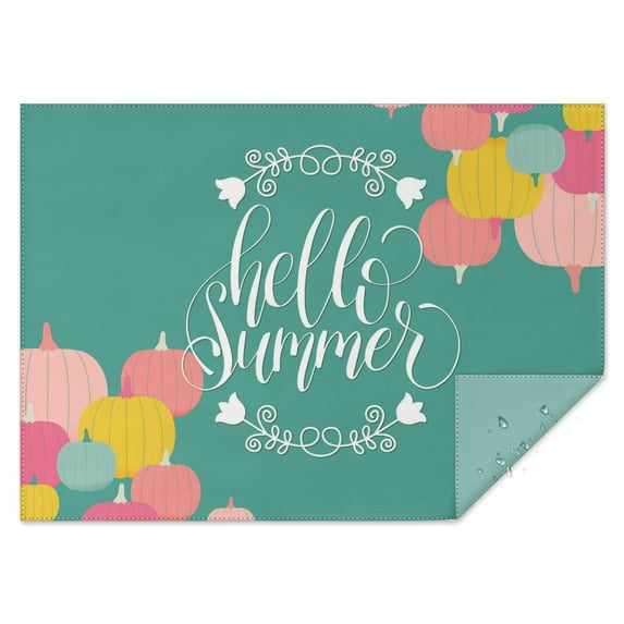 Thanksgiving Day Tablecloth Wrinkle Resistant Washable Tablecolths Table Covers Welcome Thanksgiving Pumpkin Harvest Table Cloths for Dining Kitchen Restaurant Birthday Rectangle,60x84inch