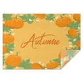 thumbnail image 1 of Thanksgiving Day Tablecloth Wrinkle Resistant Washable Tablecolths Table Covers Welcome Thanksgiving Pumpkin Harvest Table Cloths for Party Picnic Dinner Decor Rectangle,60x84inch, 1 of 5