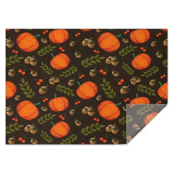 Thanksgiving Day Tablecloth Wrinkle Resistant Washable Tablecolths Table Covers Welcome Thanksgiving Pumpkin Harvest Table Cover for Fall Birthday Wedding Graduation Rectangle,60x84inch