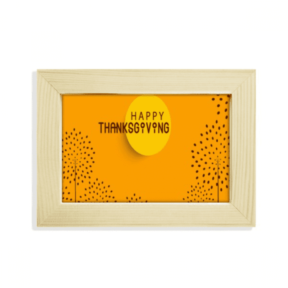 Thanksgiving Day Turkey Watercolor Pattern Desktop Decorate Photo Frame Picture Art Painting 5x7 inch