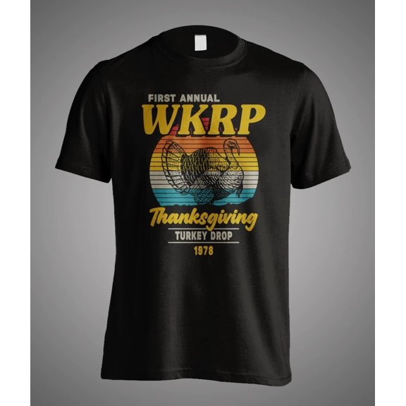 Thanksgiving Day Wkrp Turkey Drop 1978 In Retro T-Shirt All Size S-5XL