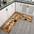thumbnail image 1 of Thanksgiving Decor Kitchen Mat and Rug Set Halloween Pumpkin Kitchen Rugs Witches Non Skid Washable,Floor Cushion Waterproof Rug,Rubber Backed Area Rugs for Kitchen Sink, 1 of 6