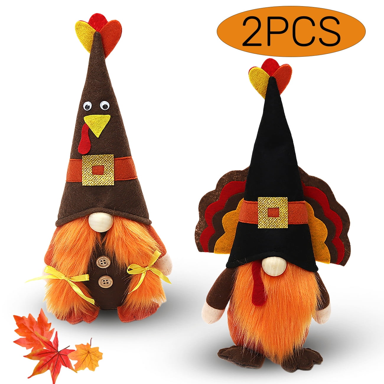 Thanksgiving Decoration Gnomes Plush Fall Decor for Home Turkey Gnome