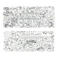 thumbnail image 1 of Thanksgiving Decoration Tablecloth, 72"×30"Autumn Thanksgiving Graffiti Fun Tablecloth, Thanksgiving Graffiti Game Creative Tablecloth Interior Decoration B, 1 of 7