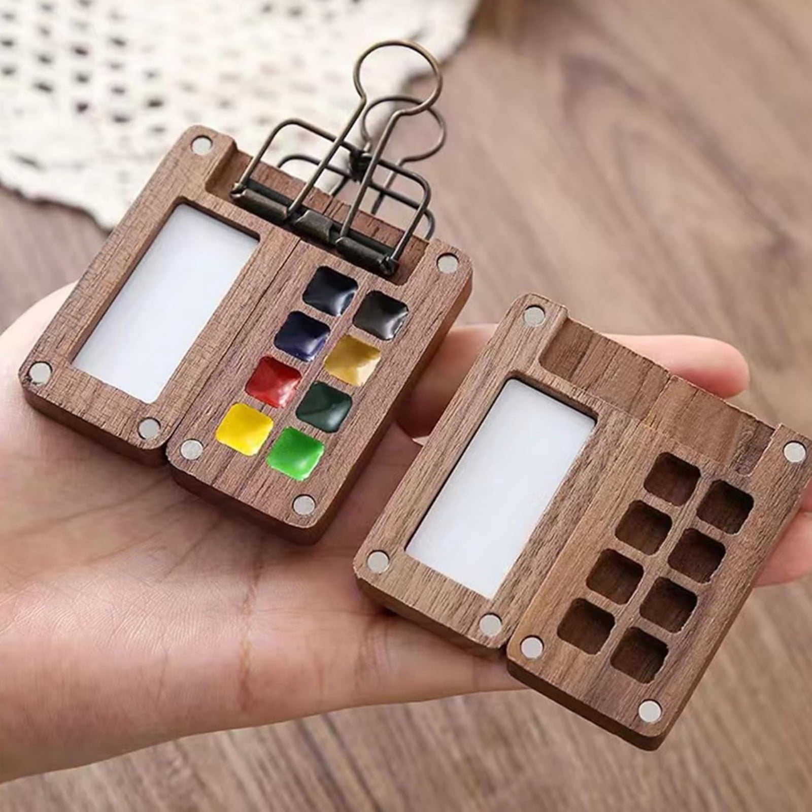 Thanksgiving Decoration Travel Simple and Convenient Watercolor Set Travel Paint Palette Paint Palette Travel Kit Watercolor Paint Set