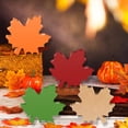 thumbnail image 1 of Thanksgiving Decorations 4 Pack Maple Leaf Wood Table Decor 4.25 X 3.74 Inch Fall Decorations for Home Rustic Centerpiece Table Decorations for Dining Tables, 1 of 7