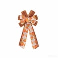 thumbnail image 1 of Thanksgiving Decorations Home Decor Faux Ribbon Ornaments Season Pumpkin Wreath Bow, 1 of 6