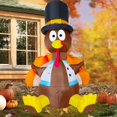 Thanksgiving Decorations Inflatables Turkey 3.5 Ft Cute Fall Decor ...