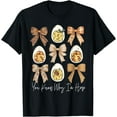 thumbnail image 1 of Thanksgiving Deviled Eggs You Know Why I'm Here Men Women T-Shirt, 1 of 4