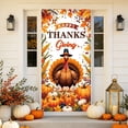 thumbnail image 1 of Thanksgiving Door Curtain, 1PCS Multicolor Banner for Front Door, Hanging Polyester Decoration, 35×71 Inch, Indoor Outdoor Party Decor, 1 of 6