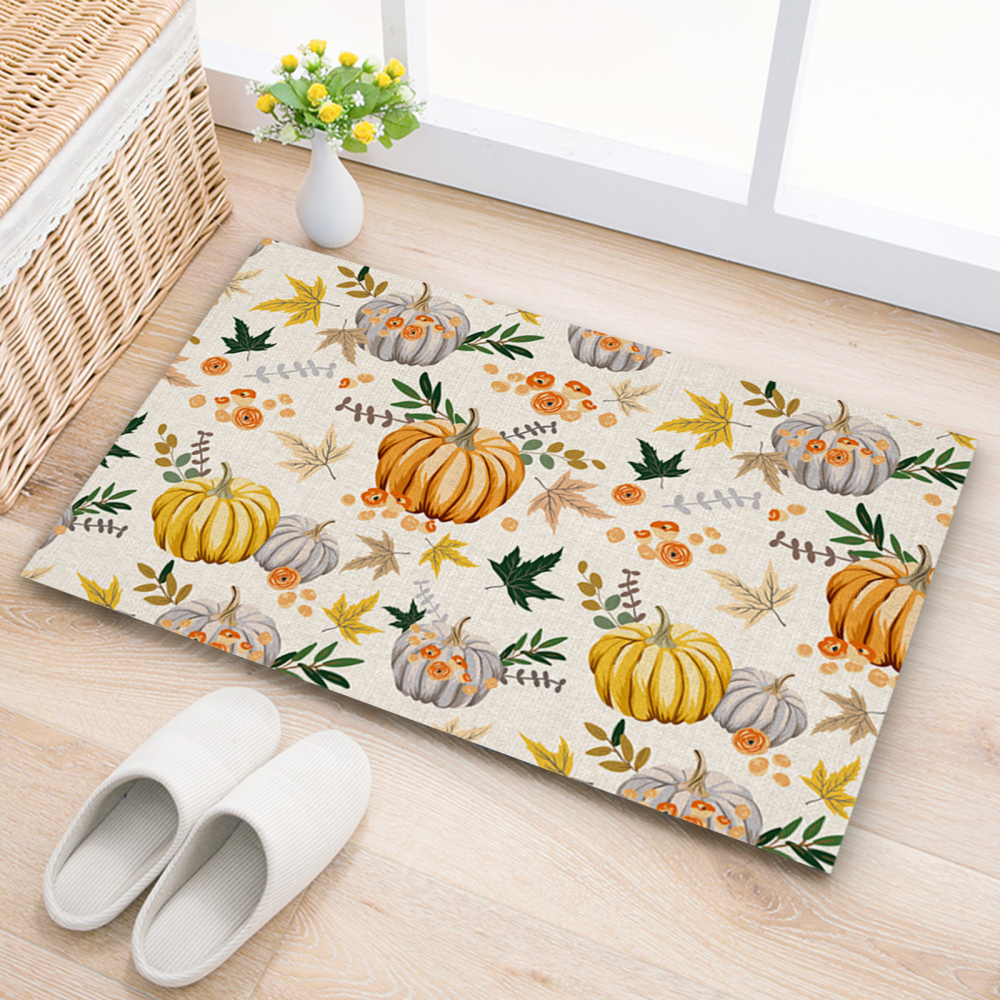 Thanksgiving Door Mat Outdoor Mats Non Slip, Fall Entrance Mat