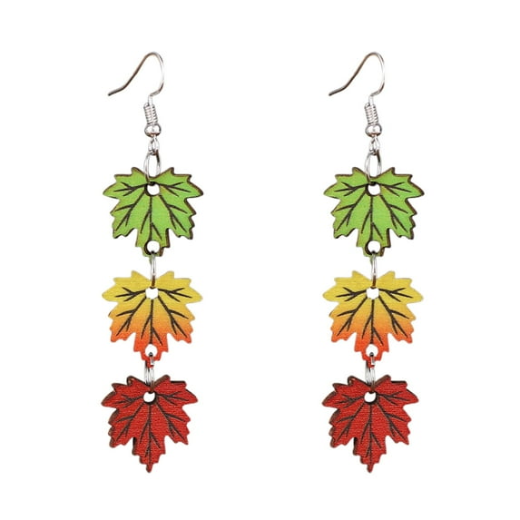 Thanksgiving Earrings Unique Wooden Earrings Stylish Jewelry for Holiday Celebrations Present for and Family