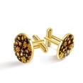 thumbnail image 1 of Thanksgiving Elegant Stainless Steel Cufflink Set for Formal Attire, Made of High-Quality Stainless Steel, for Business Meetings and Special Events, 1 of 6