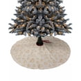 thumbnail image 1 of Thanksgiving Fall Christmas Tree Skirt 36 Inches Large Christmas Skirt Tree, Autumn Pumpkin Orange Rustic Burlap Tree Skirt Christmas Decorations for Fireplace Party Holidays Indoor Outdoor, 1 of 7