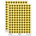 thumbnail image 1 of Thanksgiving Fall Cornucopia 200+ Round Stickers - Yellow - Gloss Finish - 0.50" Size, 1 of 3