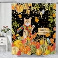 thumbnail image 1 of Thanksgiving Fall Harvest Shower Curtain Set, 72" x 72" Waterproof Polyester Bathroom Curtain with 12 Hooks, Rustic Farmhouse Sweet Home Vintage Home Decor for Restroom, 1 of 7